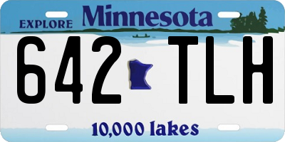 MN license plate 642TLH