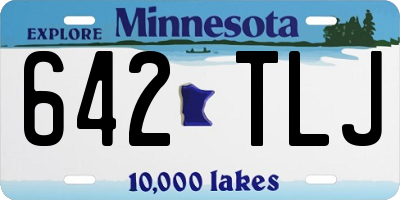 MN license plate 642TLJ