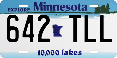 MN license plate 642TLL
