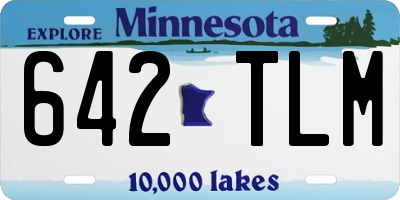 MN license plate 642TLM