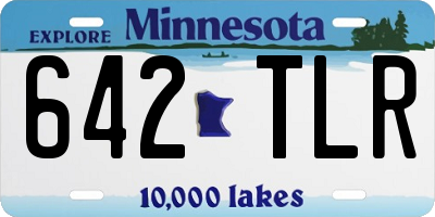 MN license plate 642TLR