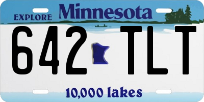 MN license plate 642TLT