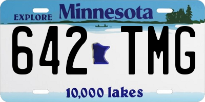 MN license plate 642TMG