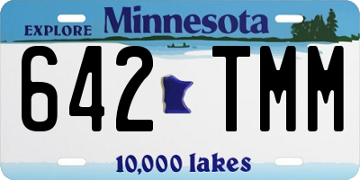 MN license plate 642TMM