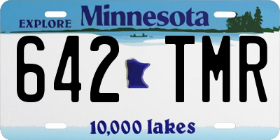 MN license plate 642TMR