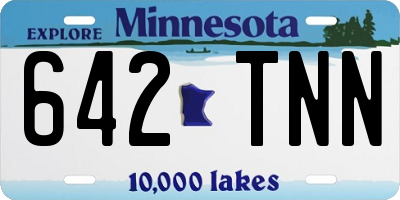 MN license plate 642TNN