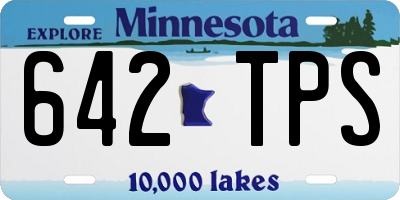 MN license plate 642TPS