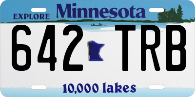 MN license plate 642TRB