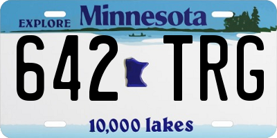 MN license plate 642TRG