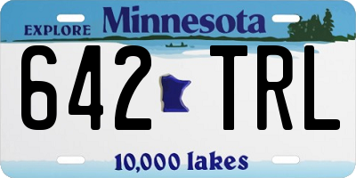 MN license plate 642TRL