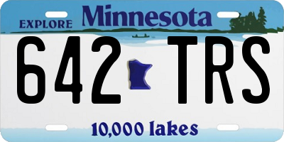MN license plate 642TRS