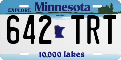 MN license plate 642TRT