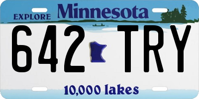 MN license plate 642TRY