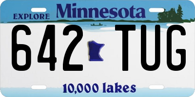 MN license plate 642TUG