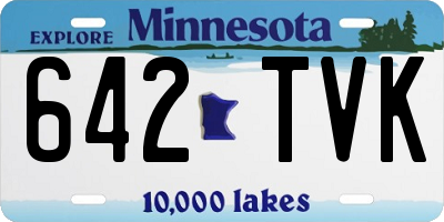 MN license plate 642TVK