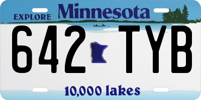 MN license plate 642TYB