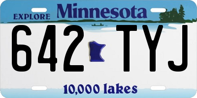 MN license plate 642TYJ