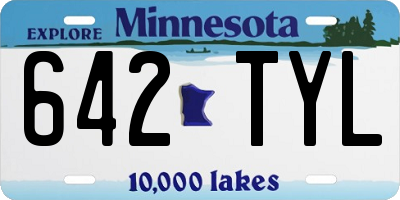 MN license plate 642TYL