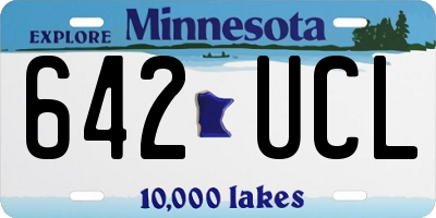 MN license plate 642UCL