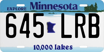 MN license plate 645LRB