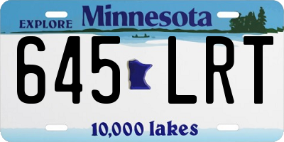 MN license plate 645LRT