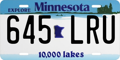 MN license plate 645LRU