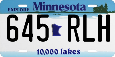 MN license plate 645RLH