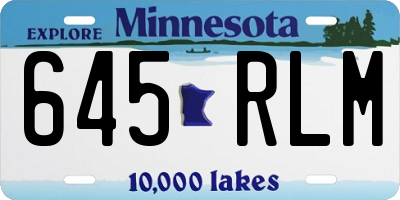 MN license plate 645RLM
