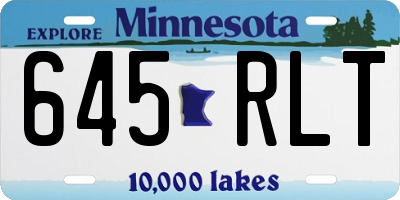 MN license plate 645RLT
