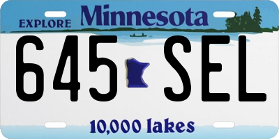 MN license plate 645SEL
