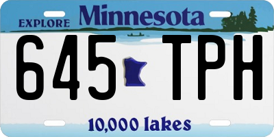 MN license plate 645TPH