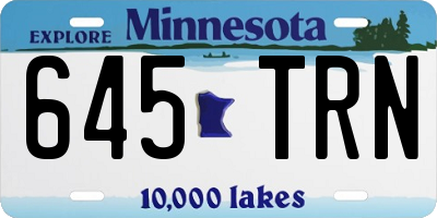 MN license plate 645TRN
