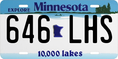 MN license plate 646LHS