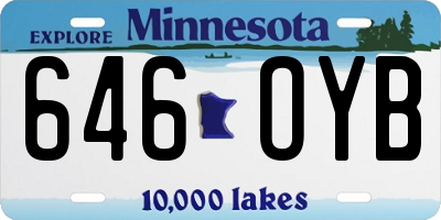 MN license plate 646OYB