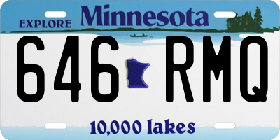 MN license plate 646RMQ