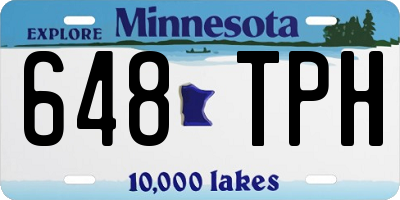 MN license plate 648TPH