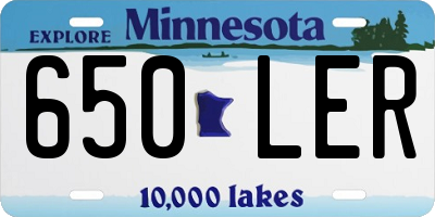 MN license plate 650LER