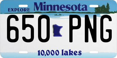 MN license plate 650PNG