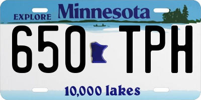 MN license plate 650TPH