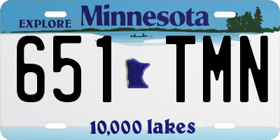 MN license plate 651TMN