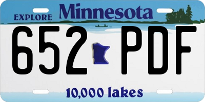 MN license plate 652PDF
