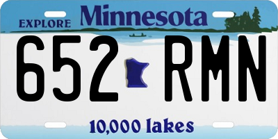 MN license plate 652RMN