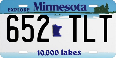 MN license plate 652TLT
