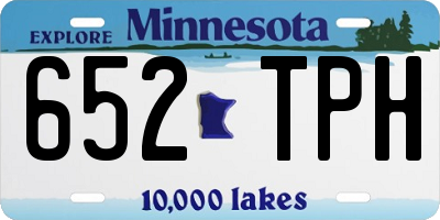 MN license plate 652TPH