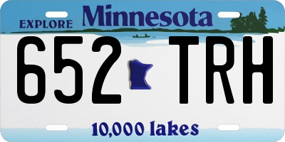 MN license plate 652TRH