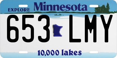 MN license plate 653LMY