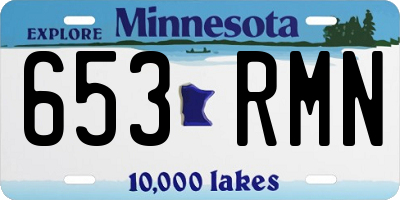 MN license plate 653RMN