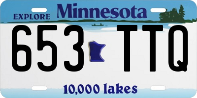 MN license plate 653TTQ
