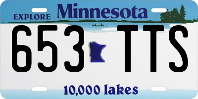 MN license plate 653TTS