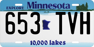 MN license plate 653TVH